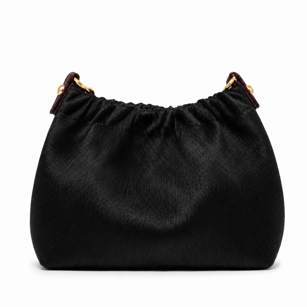 GENUINE LEATHER & COWHIDE PATTERNS CROSSBODY BAG