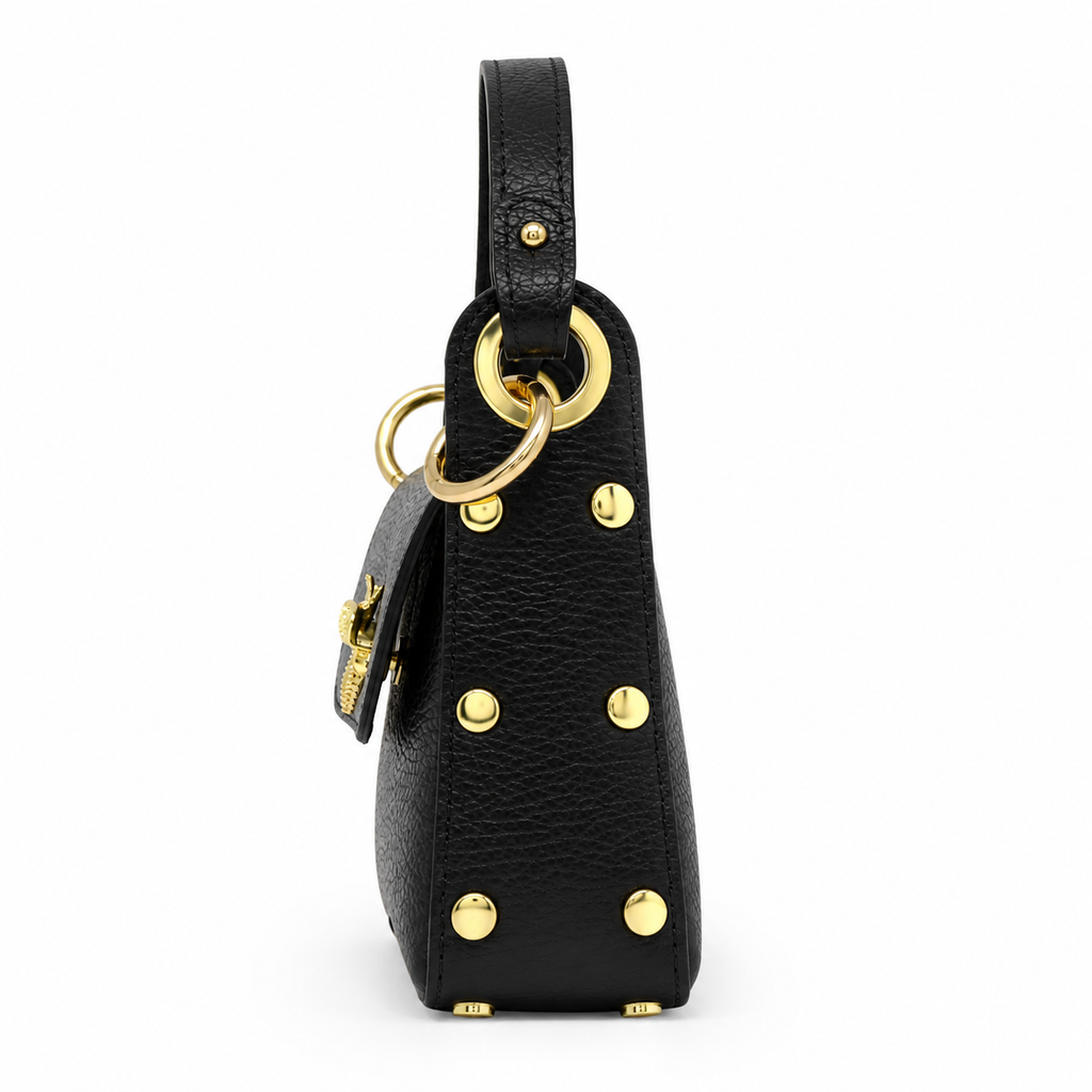 Bee Luxe Signature Satchel | Genuine Italian Leather Mini Handbag