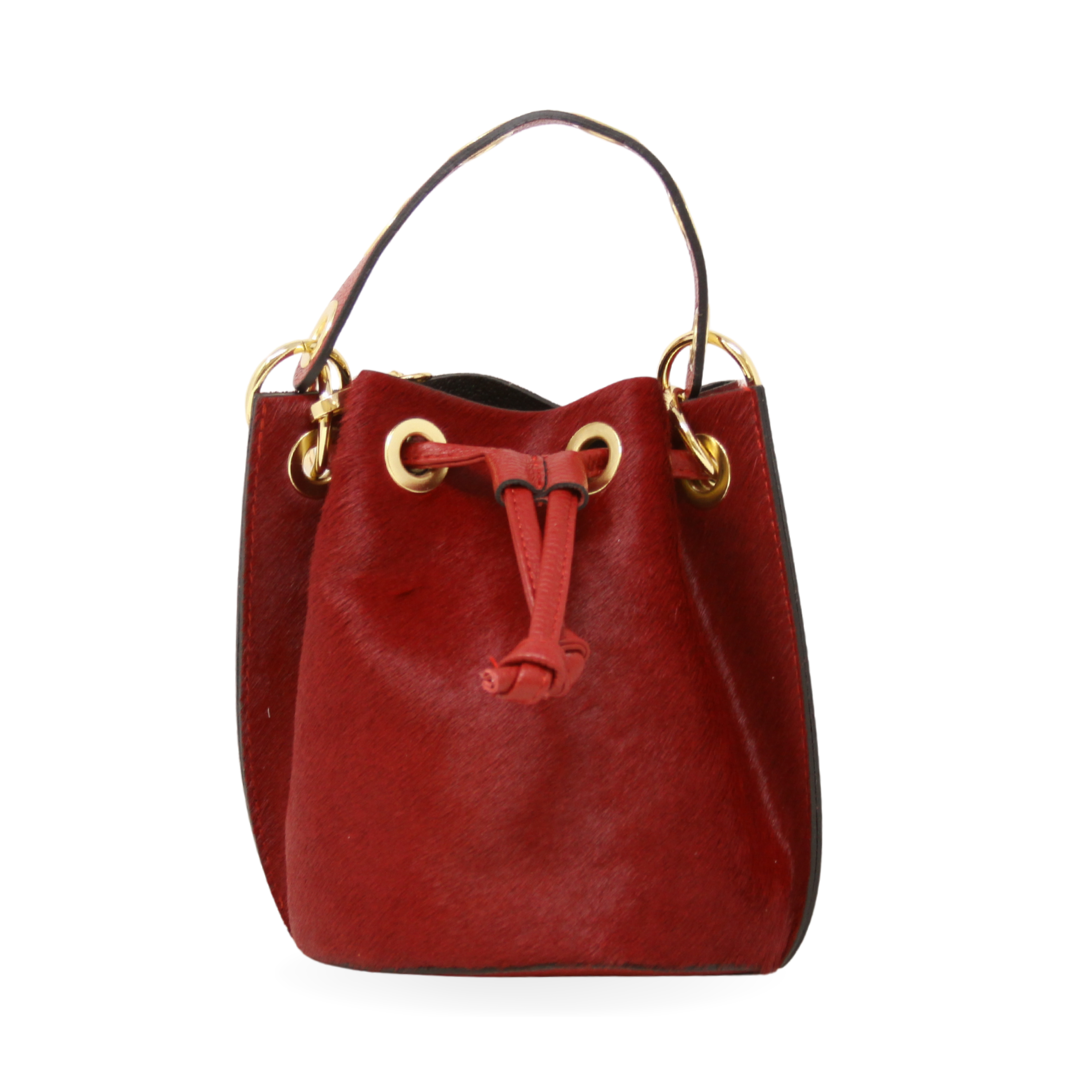 The Wild Affair | Genuine Italian Leather & Cowhide Bucket Bag