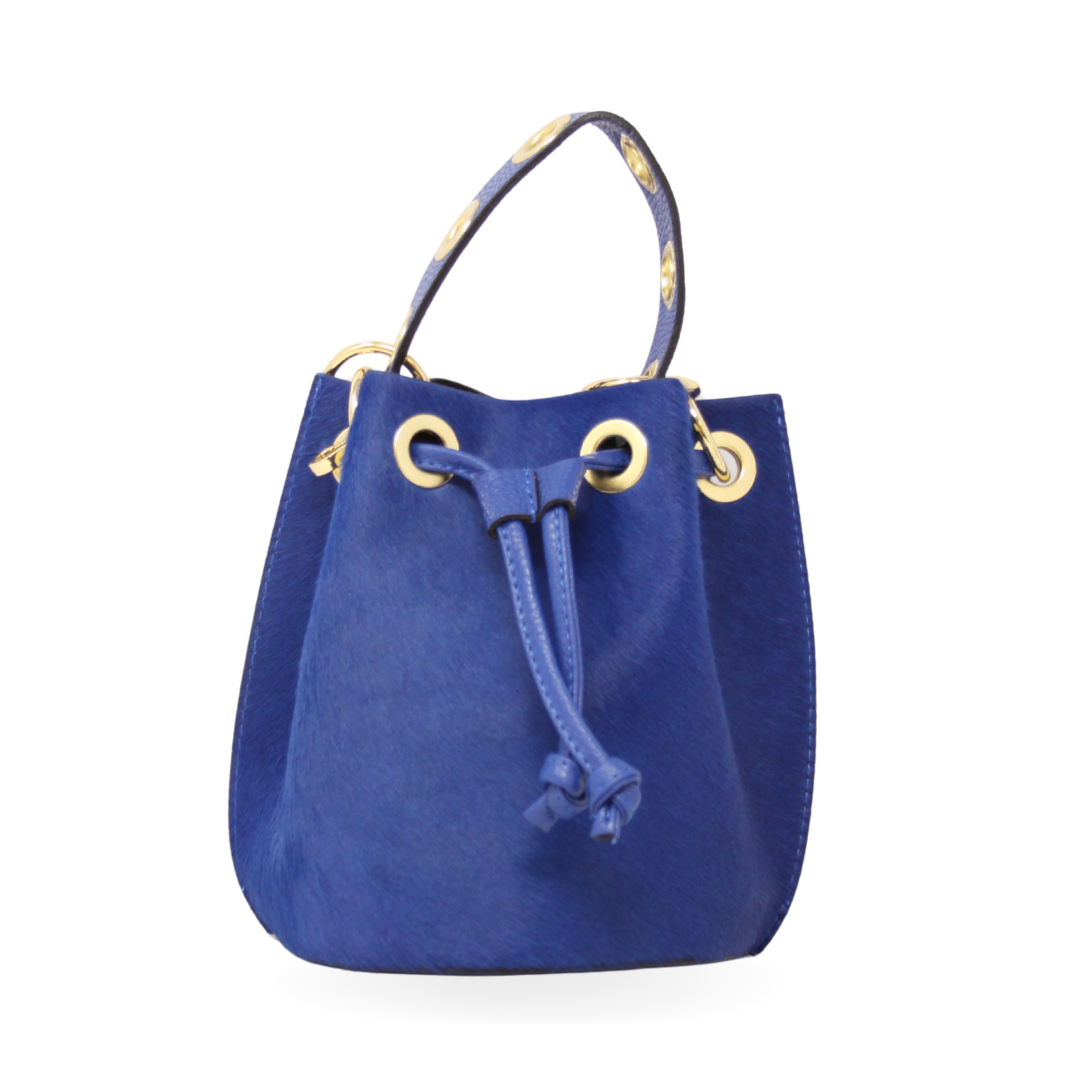 The Wild Affair | Genuine Italian Leather & Cowhide Bucket Bag