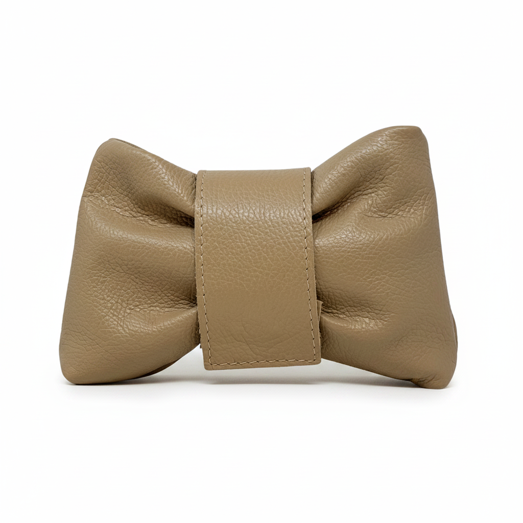 GENUINE ITALIAN LEATHER CLUTCH, TOP HANDLE CROSSBODY