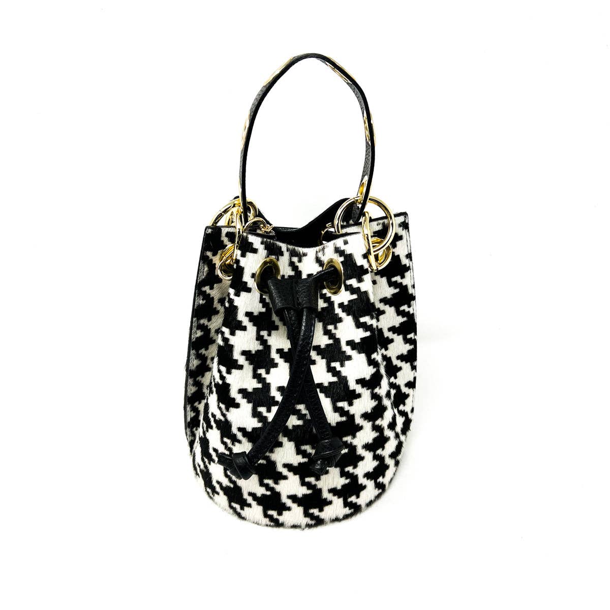 The Wild Affair | Genuine Italian Leather & Cowhide Bucket Bag