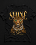 SHINE Leopard Graphic Tee | SP Boutique Exclusive