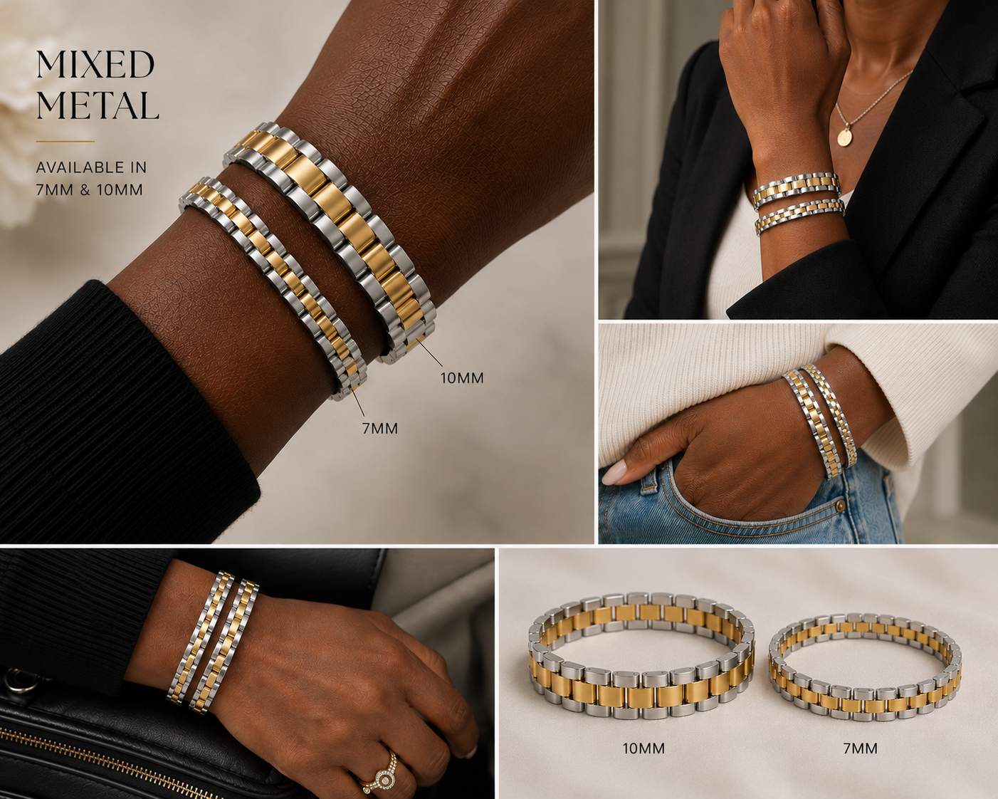Luxe Link Bracelet | Unisex Stainless Steel Bracelet