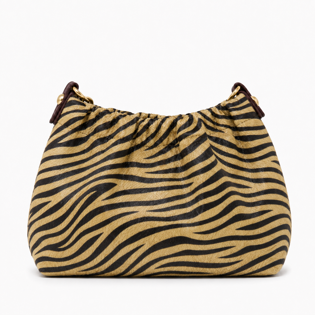GENUINE LEATHER & COWHIDE PATTERNS CROSSBODY BAG