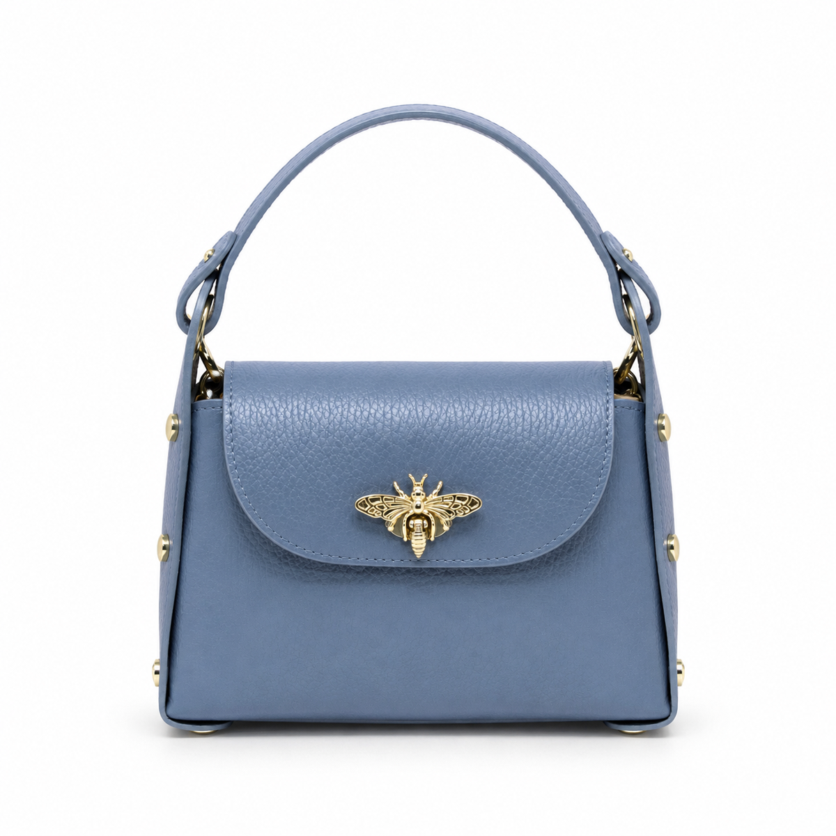 Bee Luxe Signature Satchel | Genuine Italian Leather Mini Handbag